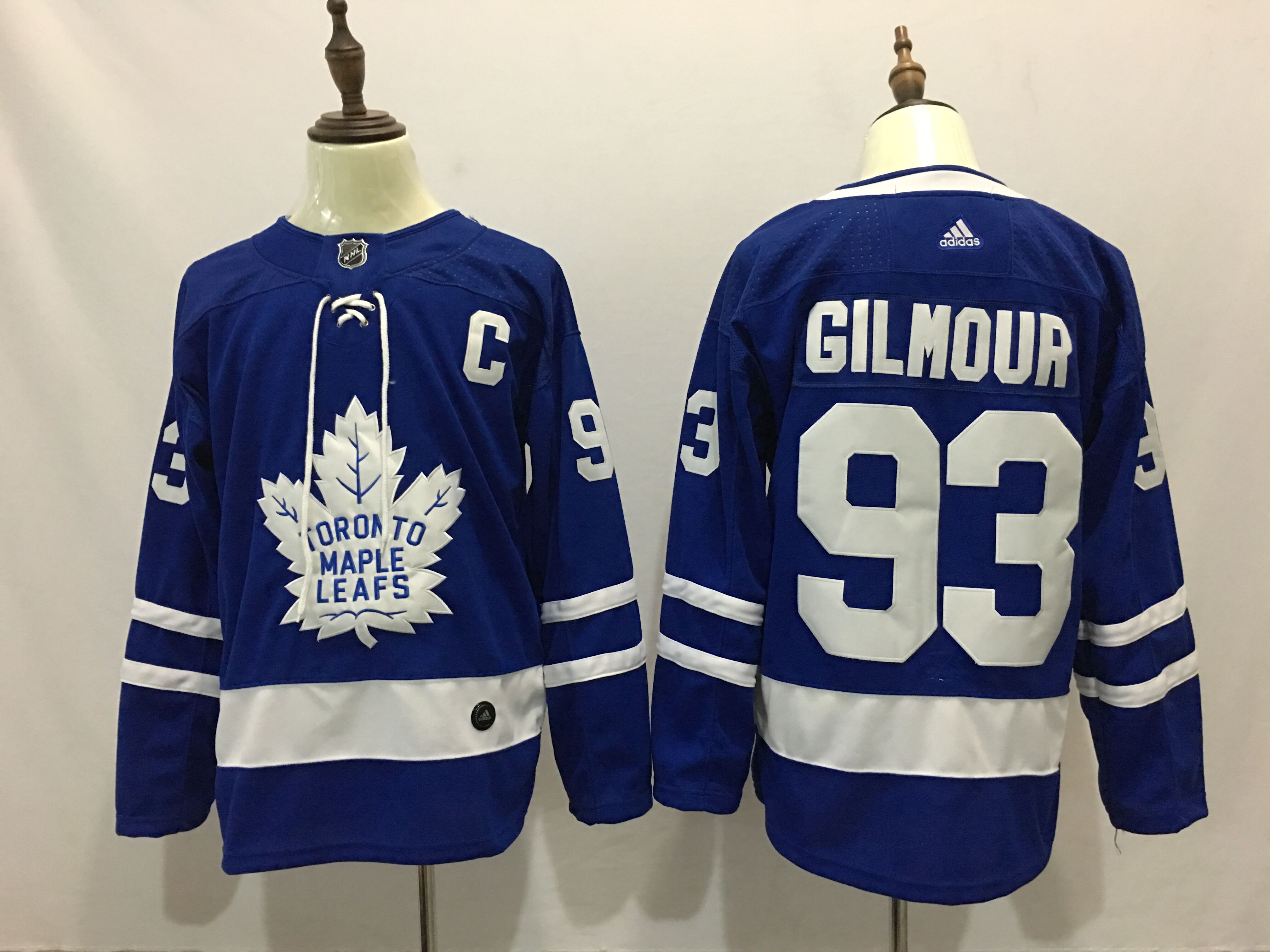 Men Toronto Maple Leafs #93 Gilmour Blue Adidas Hockey Stitched NHL Jerseys->washington capitals->NHL Jersey